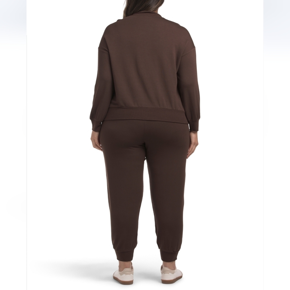 Workshop Plus Chocote Knit Jogger Set Light Inner Fleece - Picture 2 of 7
